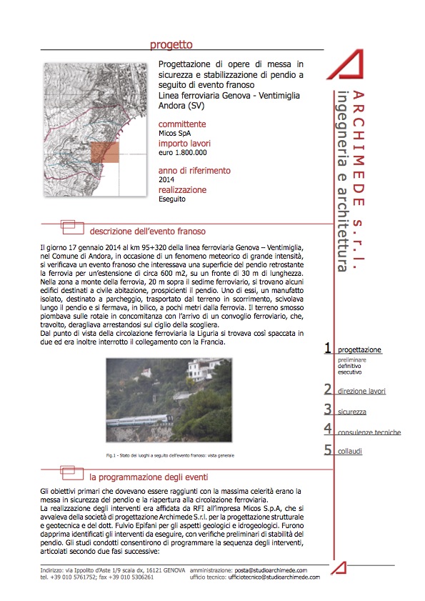 cover Frana Andora scheda progetto messa in sicurezza linea ferroviaria genova-andora