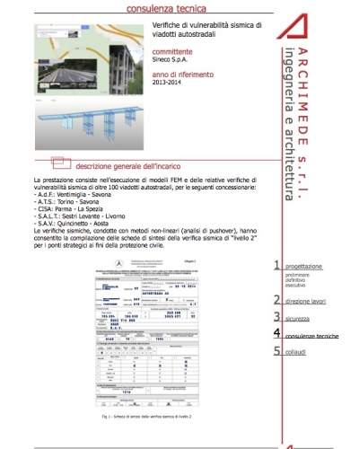 cover Sismica Sineco progetto verifica vulnerabilità sismica